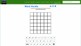 What Word-hurdle.com website looks like in 2024 