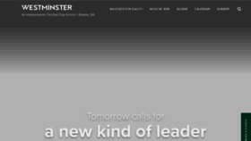 What Westminster.net website looks like in 2024 
