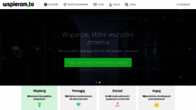 What Wspieram.to website looked like in 2024 (2 years ago)