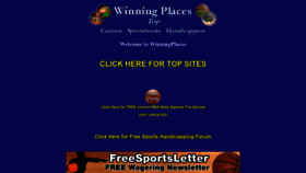 What Winningplaces.com website looks like in 2024 