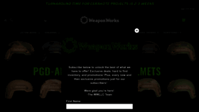 What Weaponworksllc.com website looks like in 2024 