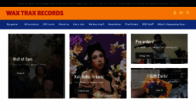 What Waxtraxrecords.com website looks like in 2024 