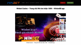 What Winbet.ong website looks like in 2024 