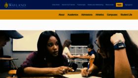 What Wbu.edu website looks like in 2024 