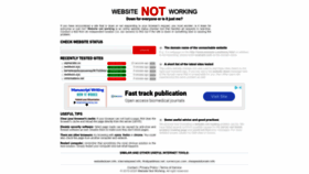 What Websitenotworking.com website looks like in 2024 