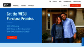 What Wecu.com website looks like in 2024 