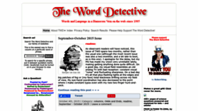 What Word-detective.com website looks like in 2024 