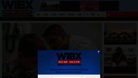 What Wibx950.com website looked like in 2024 (1 year ago)