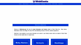 What Webconte.com website looks like in 2024 