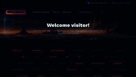 What Wallbase.cc website looks like in 2024 