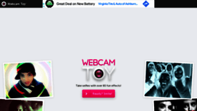 What Webcamtoy.com website looks like in 2024 