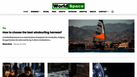 What Wonderworldspace.com website looks like in 2024 