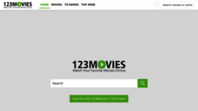 What W-123movies.com website looks like in 2024 