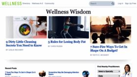 What Wellness.com website looks like in 2024 