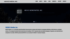 What Wehco.com website looks like in 2024 