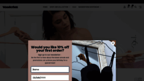 What Wonderbra.co.uk website looked like in 2024 (1 year ago)