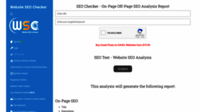 What Websiteseochecker.com website looked like in 2024 (1 year ago)
