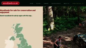 What Woodlands.co.uk website looks like in 2024 