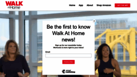 What Walkathome.com website looks like in 2024 