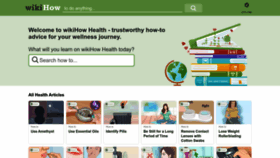 What Wikihow.health website looks like in 2024 