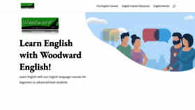 What Woodwardenglish.com website looks like in 2024 
