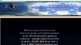 What Worldmeets.us website looks like in 2024 