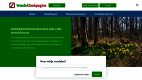 What Wandelzoekpagina.nl website looks like in 2024 