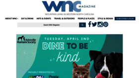 What Wncmagazine.com website looks like in 2024 