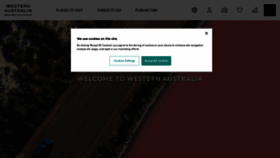What Westernaustralia.com website looks like in 2024 