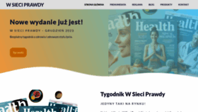 What Wsieciprawdy.pl website looks like in 2024 