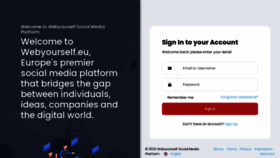 What Webyourself.eu website looks like in 2024 