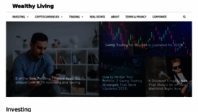 What Wealthyliving.com website looks like in 2024 