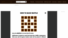 What Waffleunlimited.com website looks like in 2024 