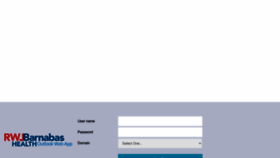 What Webmail.rwjbh.org website looks like in 2024 