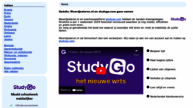 What Woordjesleren.nl website looks like in 2024 