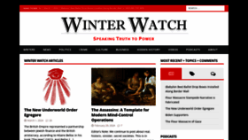 What Winterwatch.net website looks like in 2024 
