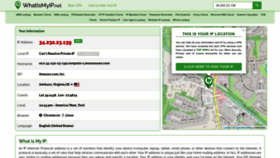 What Whatismyip.net website looked like in 2024 (1 year ago)