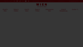 What Wien.info website looked like in 2024 (1 year ago)