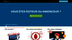 What Woomedia.fr website looks like in 2024 