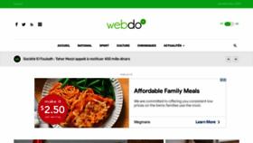 What Webdo.tn website looks like in 2024 