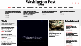 What Washingtonposttoday.com website looks like in 2024 