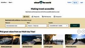 What Wheeltheworld.com website looks like in 2024 