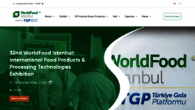 What Worldfood-istanbul.com website looks like in 2024 
