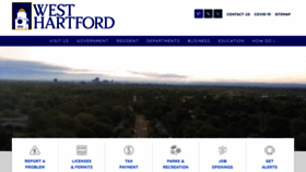 What Westhartfordct.gov website looks like in 2024 