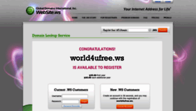 What World4ufree.ws website looks like in 2024 