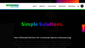 What Workingsolutions.com website looks like in 2024 