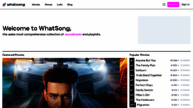 What What-song.com website looks like in 2024 