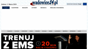 What Wadowice24.pl website looks like in 2024 