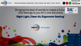 What Wiprolighting.com website looks like in 2024 
