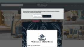 What Whittard.co.uk website looks like in 2024 